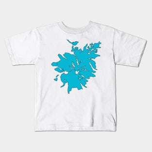 Mount Baker Glaciers Kids T-Shirt